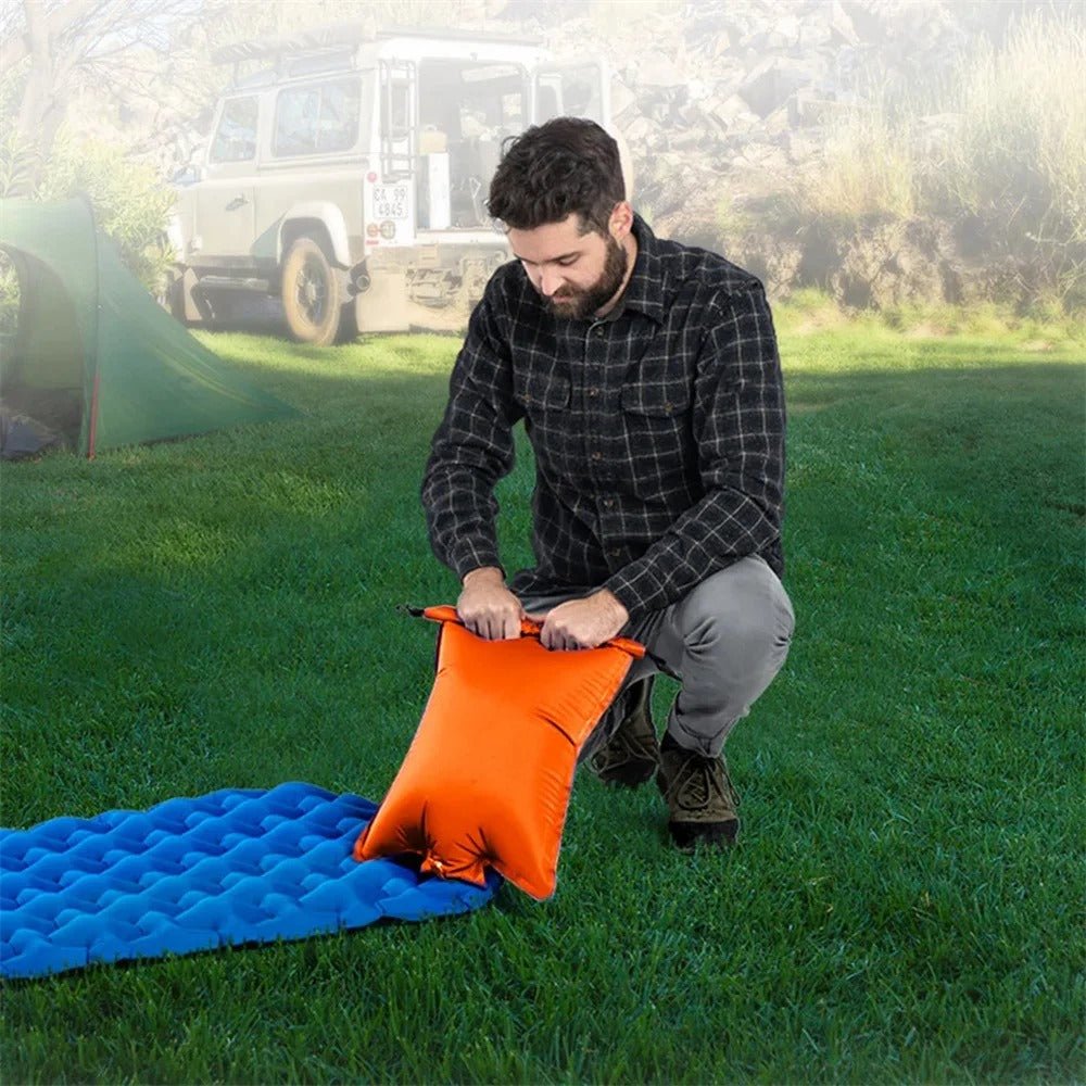 Sac de Couchage - SleepingInflatableBag™ - Orange - arrêt plein air