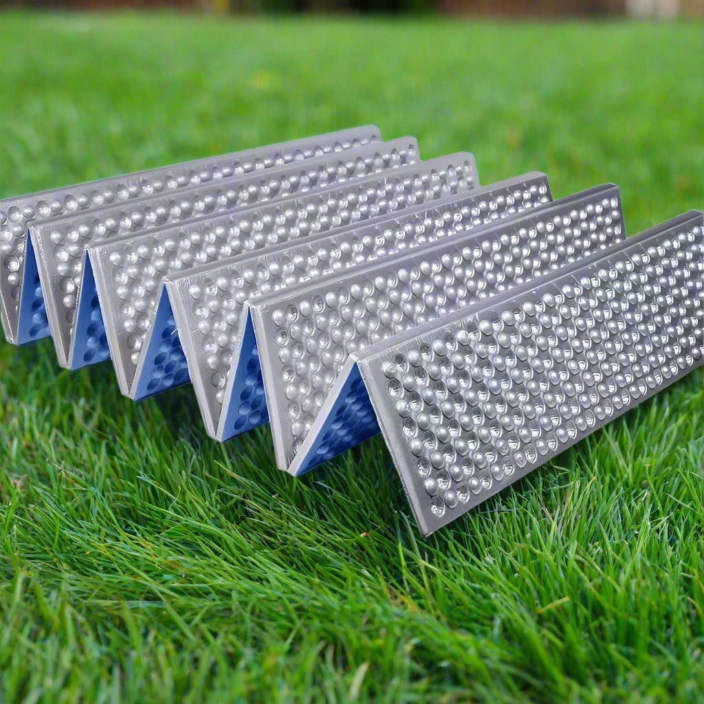 Matelas Camping - PortableCampingMat™ - Bleu - arrêt plein air