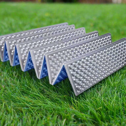 Matelas Camping - PortableCampingMat™ - Bleu - arrêt plein air