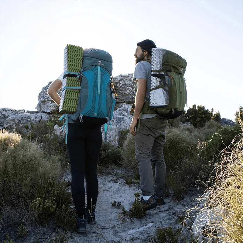 Matelas Camping - PortableCampingMat™ - Vert - arrêt plein air