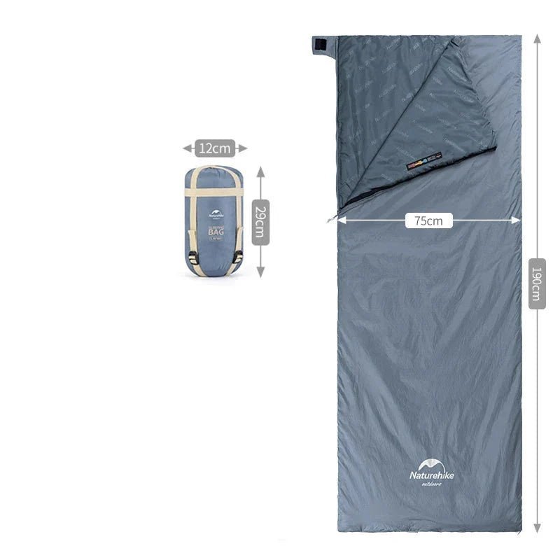 Sac de Couchage - CampingSleepingBag™ - Bleu - arrêt plein air