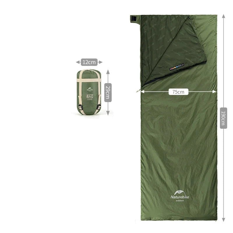 Sac de Couchage - CampingSleepingBag™ - Vert - arrêt plein air