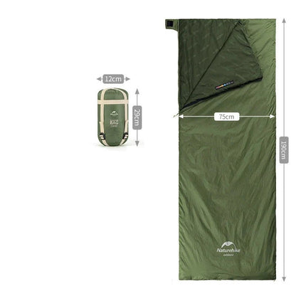 Sac de Couchage - CampingSleepingBag™ - Vert - arrêt plein air