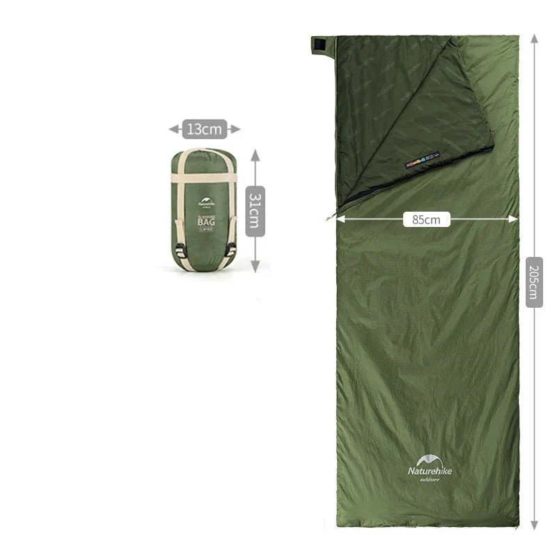 Sac de Couchage - CampingSleepingBag™ - Vert - arrêt plein air