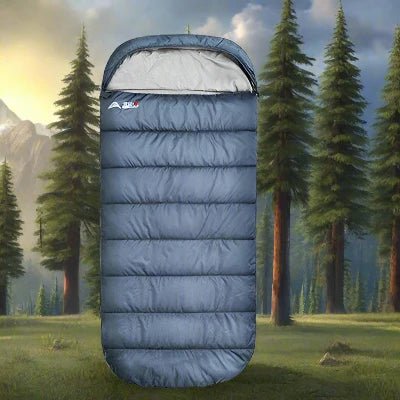 Sac de couchage - HikingSleepingbag™ - Bleu - arrêt plein air