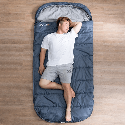 Sac de couchage - HikingSleepingbag™ - Bleu - arrêt plein air