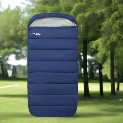 Sac de couchage - HikingSleepingbag™ - Bleu marine - arrêt plein air