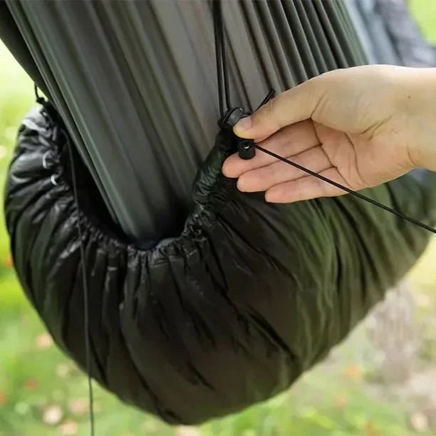 Sac de Couchage - HybridSleepingBag™ - Noir - arrêt plein air