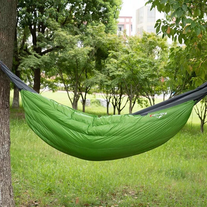 Sac de Couchage - HybridSleepingBag™ - Vert - arrêt plein air