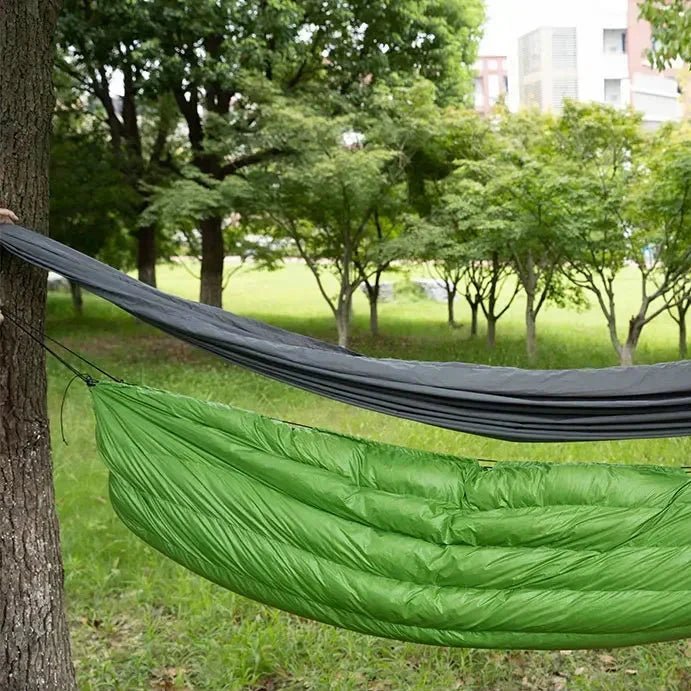 Sac de Couchage - HybridSleepingBag™ - Vert - arrêt plein air