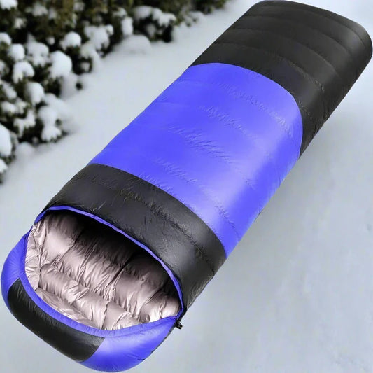 Sac de Couchage - WinterSleepingBags™ - Bleu - arrêt plein air