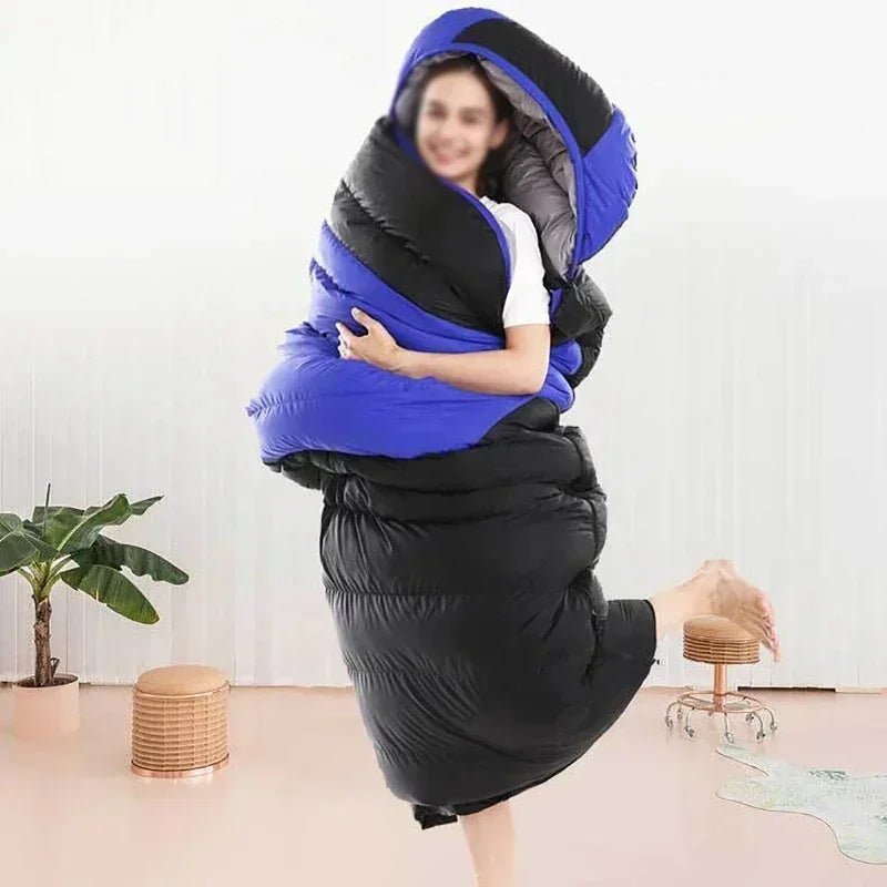 Sac de Couchage - WinterSleepingBags™ - Bleu - arrêt plein air